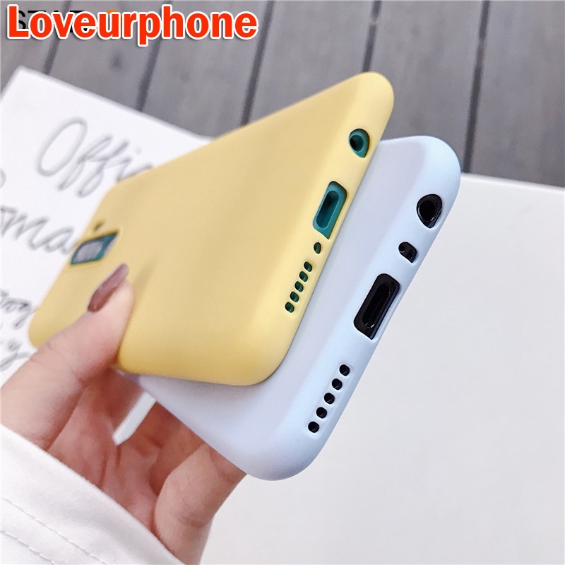 Ốp điện thoại mặt nhám mờ màu dễ thương dành cho Xiaomi Mi Max 3 Mi Mix 2 Mi Mix 2S Mi Mix 3 Mi A1