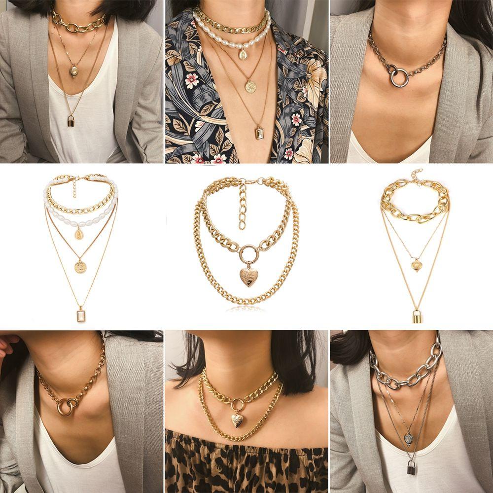 Vòng cổ Mặt Đồng Xu Phong Cách Vintage