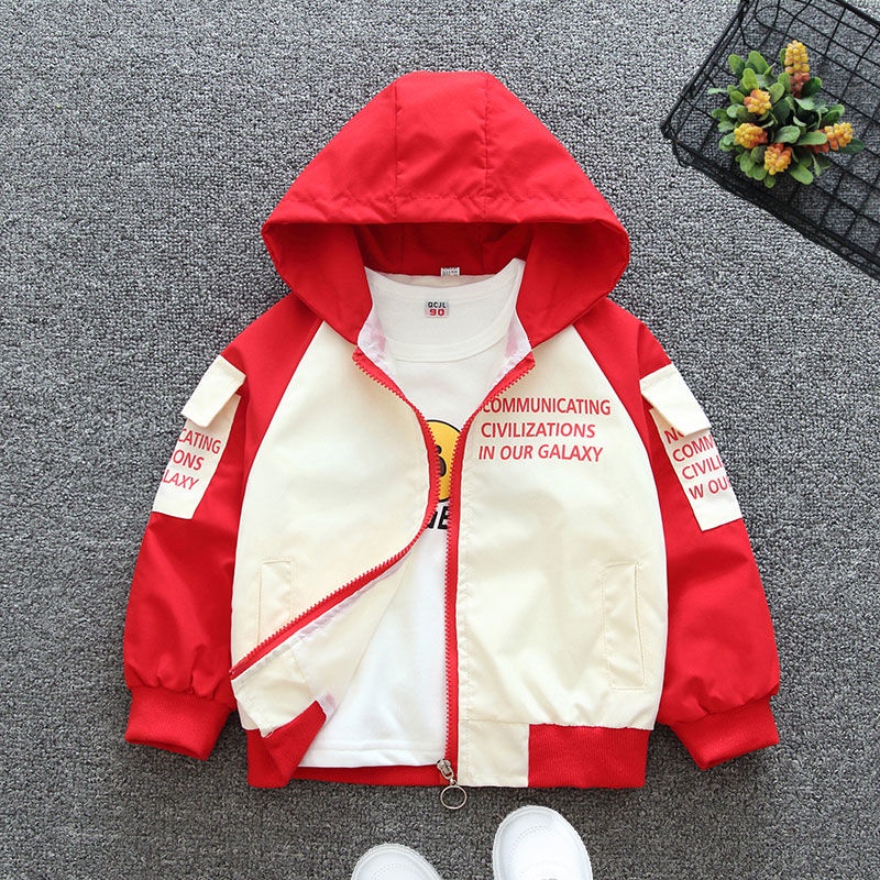 Áo Khoác Chống Gió Thời Trang Mùa Xuân Mới Cho Bé Trai 2022