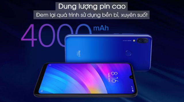 [Mã LUUTREDII giảm 50k] Điện Thoại Xiaomi Redmi 7 ram 4Gb rom 64Gb mới nguyên seal fullbox chơi liên quân freefire mượt | BigBuy360 - bigbuy360.vn