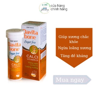Viên sủi uống DAVITA BONE giúp chắc xương