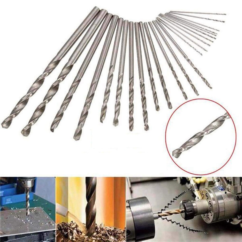 Bộ 25 Mũi Khoan Xoắn Mini 0.5-3.0mm