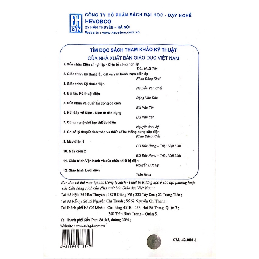 Sách - Trang Bị Điện - ĐIện Tử Máy Gia Công Kim Loại