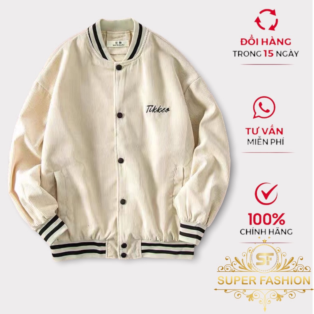 Áo Khoác Nhung Uniex SUPER FASHION Chất Liệu Nhung Tăm thoáng mát Form Rộng Thoải Mái