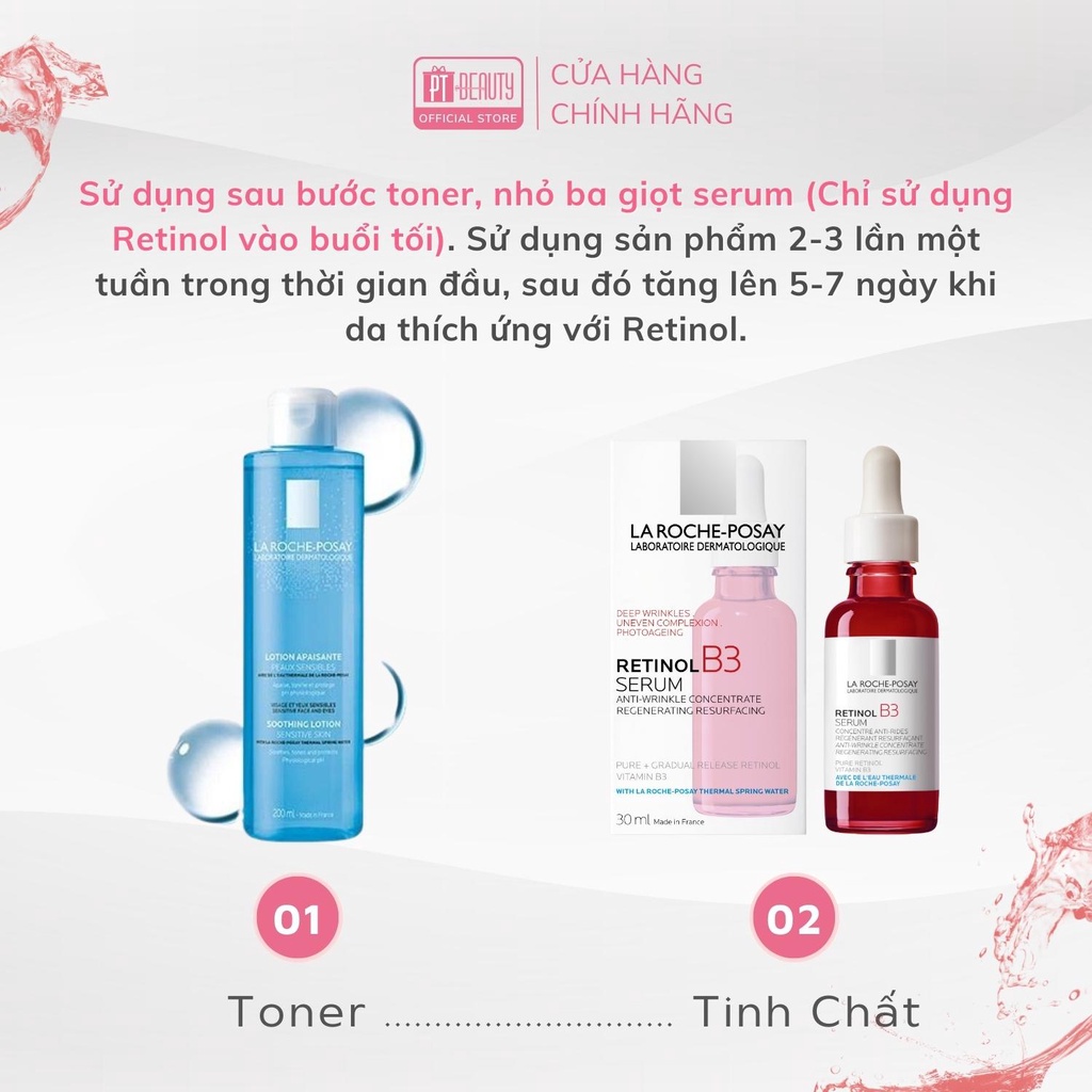 Tinh Chất Làm Mờ Vết Nhăn La Roche-Posay Retinol B3 Serum Anti-Wrinkle Concentrate Regenerating Resurfacing 30ml