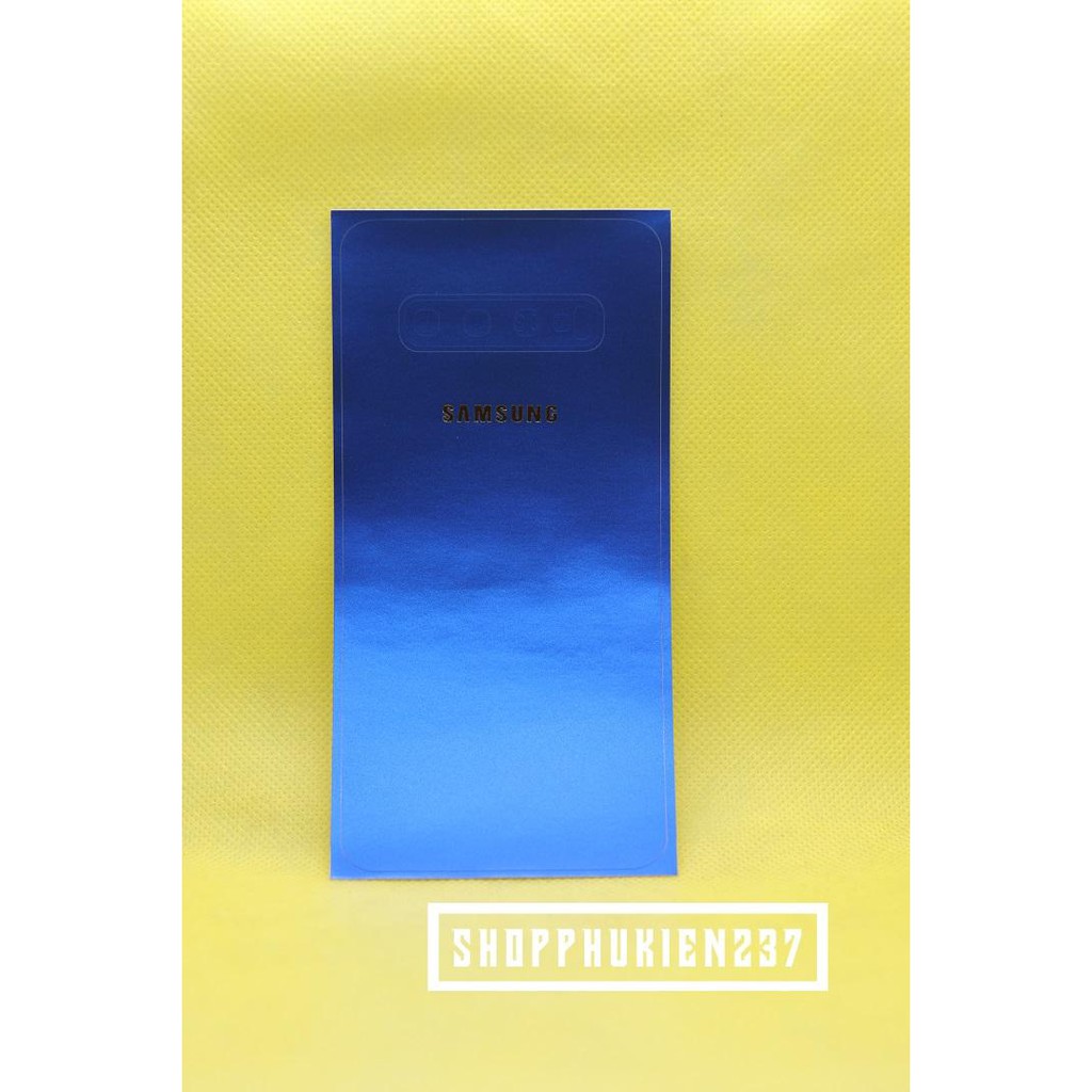 Miếng Dán Lưng Samsung S10 , S10 Plus , S10e Dán Lưng Dẻo Skin Màu Cao Cấp