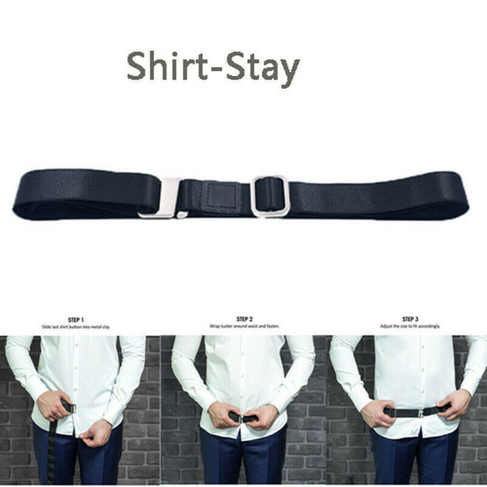 Dây đai cố định áo sơ mi co giãn chống nhăn có thể điều chỉnh cho nam và nữ