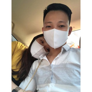 Khẩu trang 3D vải có hình thật