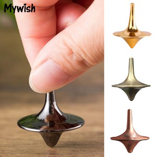 ⚾⚾Mini Finger Spinning Top Toy Metal Gyroscope with Dice