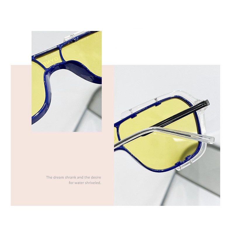 Lớn Quảng trường Shape Sunglasses cho nam giới và phụ nữ