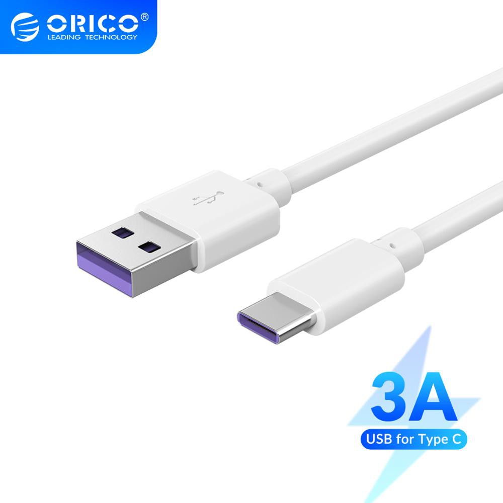 Dây cáp sạc nhanh Orico AC40 3A USB type C cho Huawei P30 Mate 20 Pro Xiaomi Mi 9 HTC Macbook LG G5