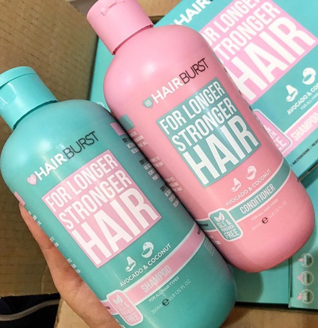 Bộ Dầu Gội Xả Hair Burst For Longer Stronger Hair Shampoo Conditioner (Có hộp giấy)