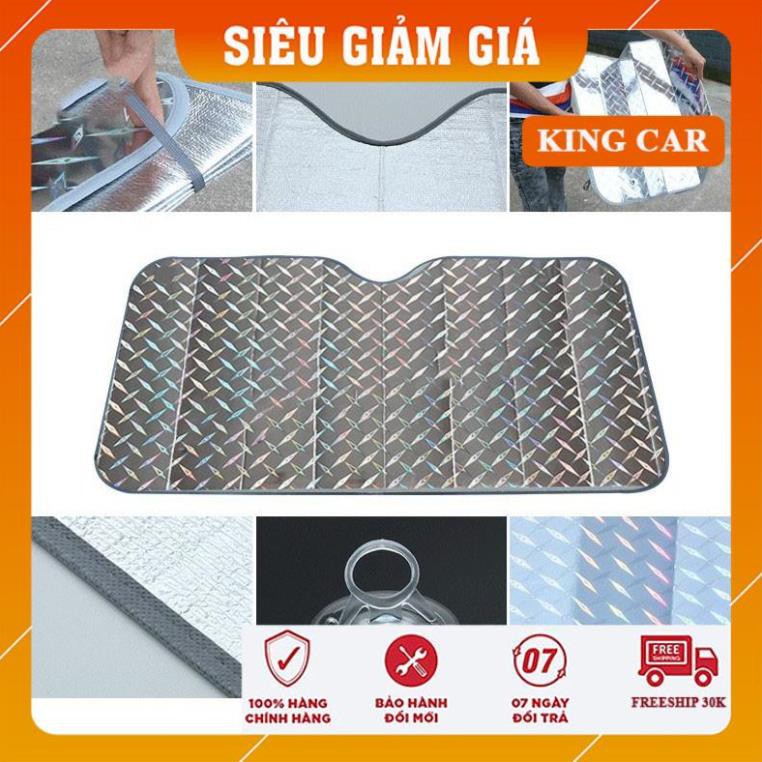 Tấm chắn nắng ô tô trong xe tráng bạc, tấm che nắng kính lái ô tô - Shop KingCar