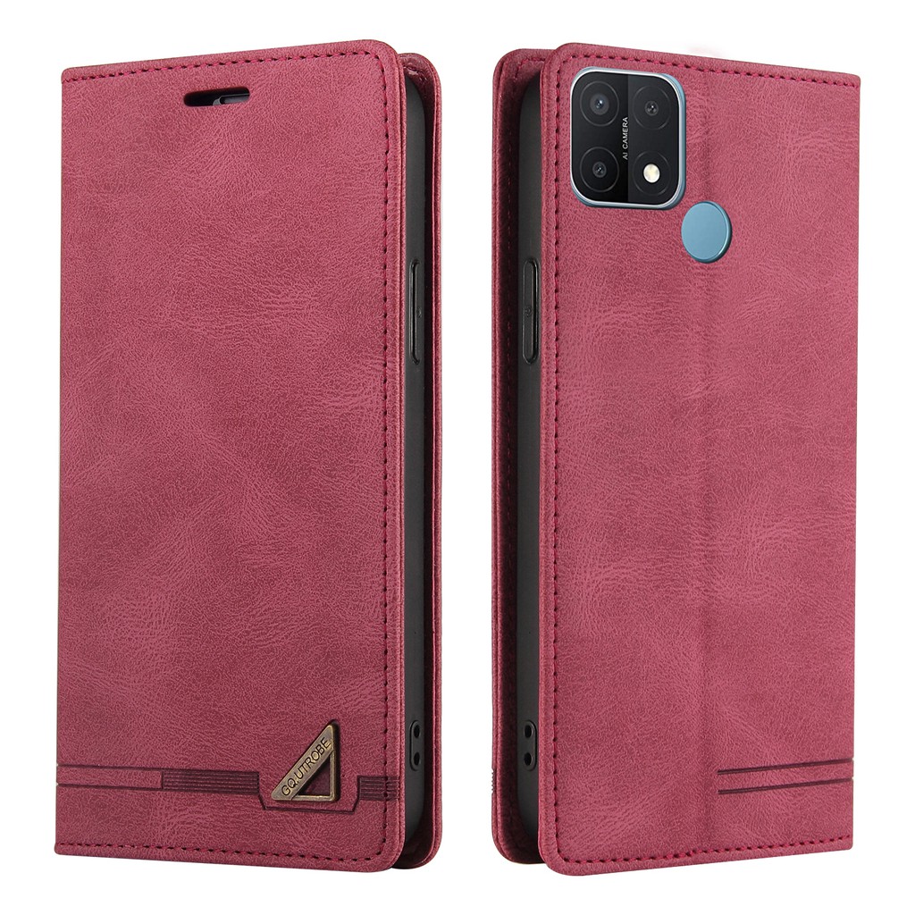 Case for Oppo A15 / A15S 008 Bao da điện thoại có ngăn đựng thẻ cao cấp cho