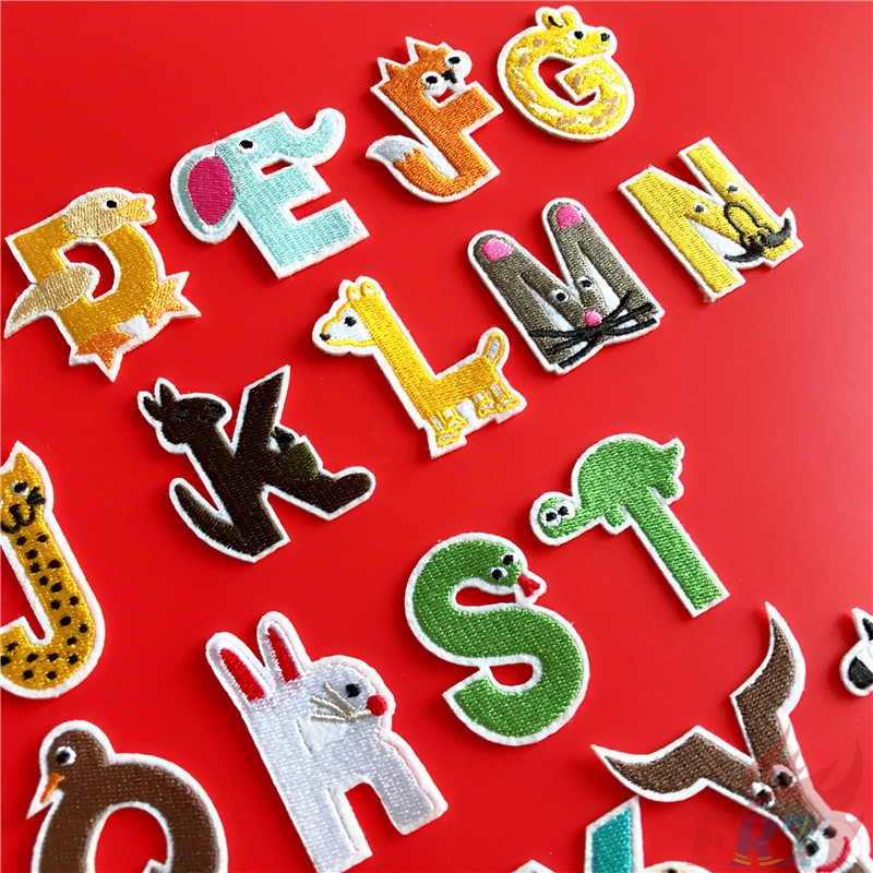 Miếng vá hình động vật hoạt hình anime DIY dạng ủi/ may lên