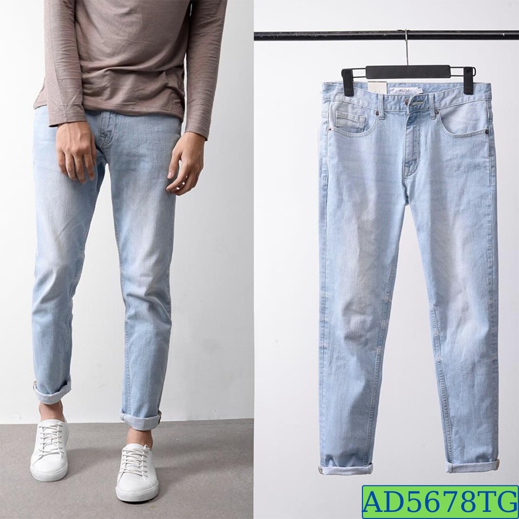 Quần Jean Nam Chất Bò VNXK AD20JM - AD25JM Đen - Trắng Cao Cấp Trẻ Trung Cá Tính (44-70KG) | BigBuy360 - bigbuy360.vn