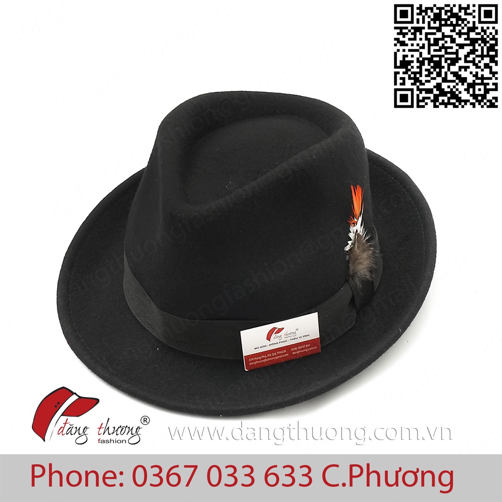 Mũ nón phớt Nỉ Dạ Cao Cấp