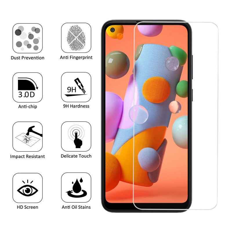 Kính Cường Lực Bảo Vệ Màn Hình Cho VIVO S1 Pro Y1S Y11 Y12 Y15 Y17 Y19 Y30 Y50 Y20 Y20i Y20S Y12S Y12A Y31 Y51 Y52 Y72 Y33S Y15A Y15S Y76 Y73 Y01 Y21T V20 V21E V23E