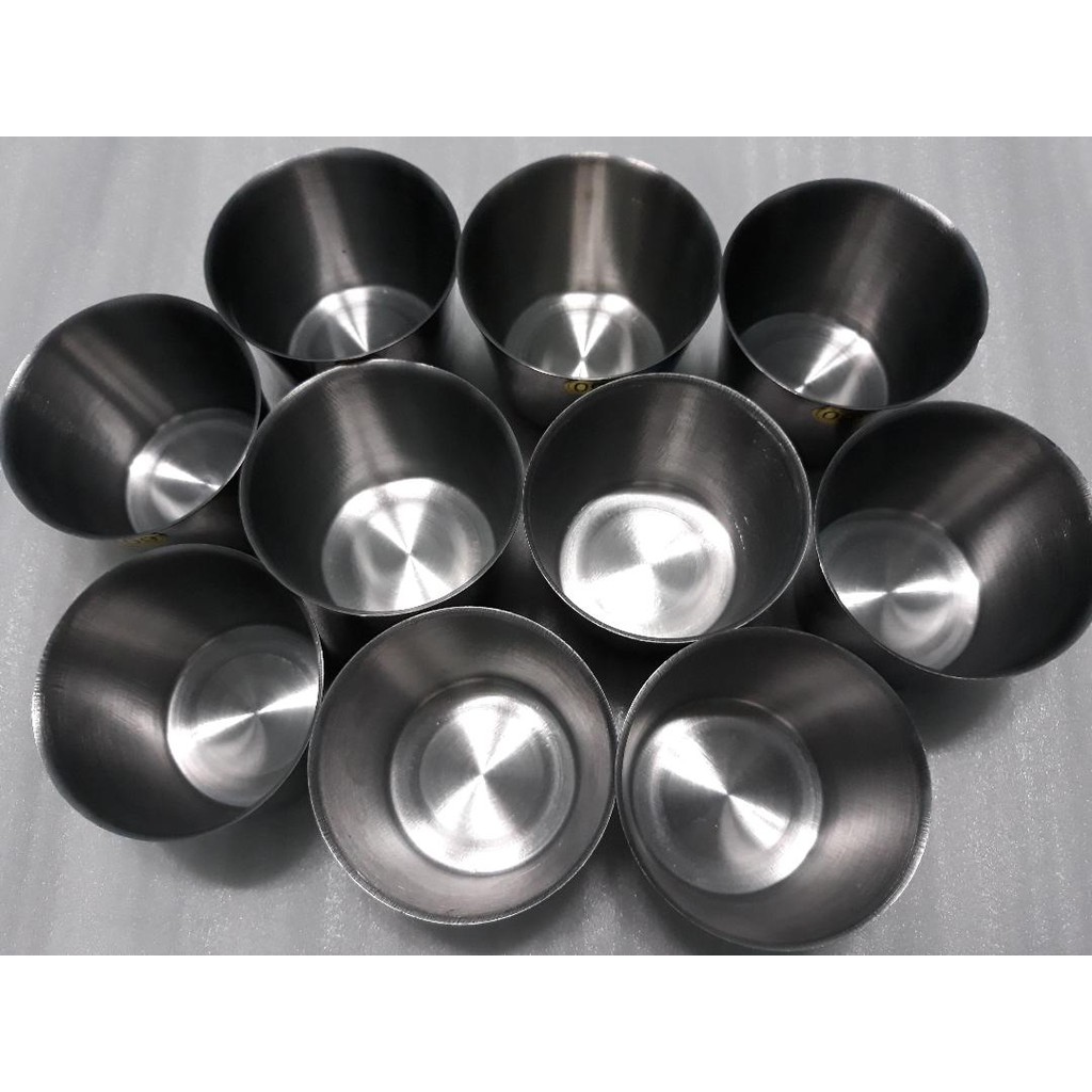 Ly đá,khuôn làm bánh Flan inox 304 cao cấp 8cm