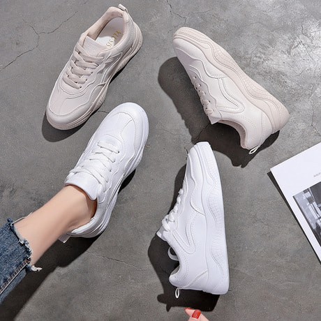 Giày thể thao nữ dáng hàn quốc cao 4cm siêu xinh. Sneaker nữ độn đế.