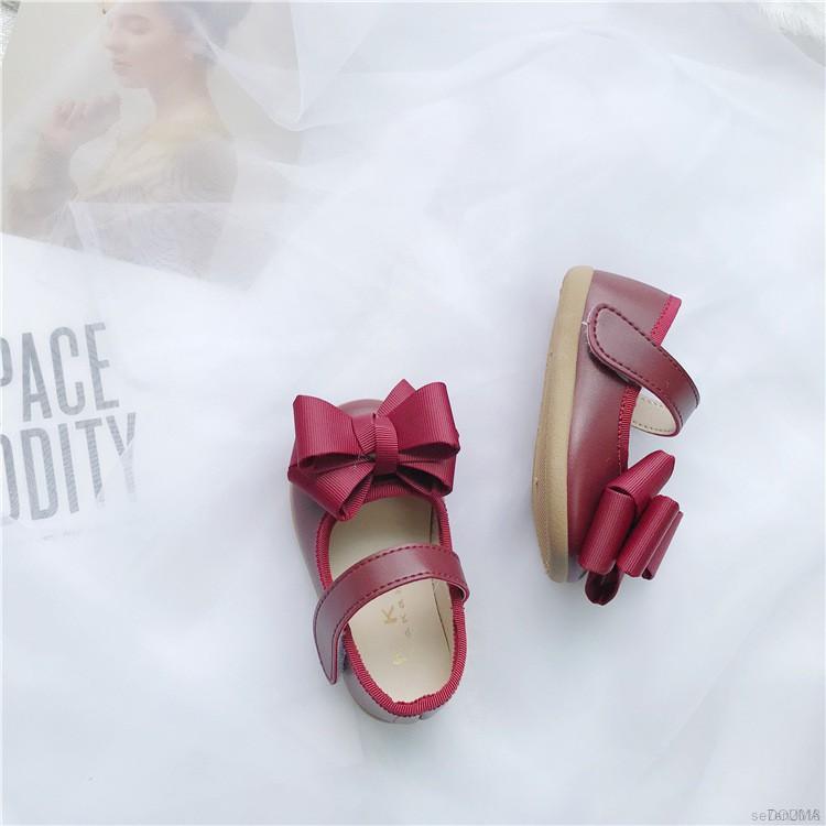 Giày búp bê có nơ dễ thương cho bé gái (1-7 tuổi)