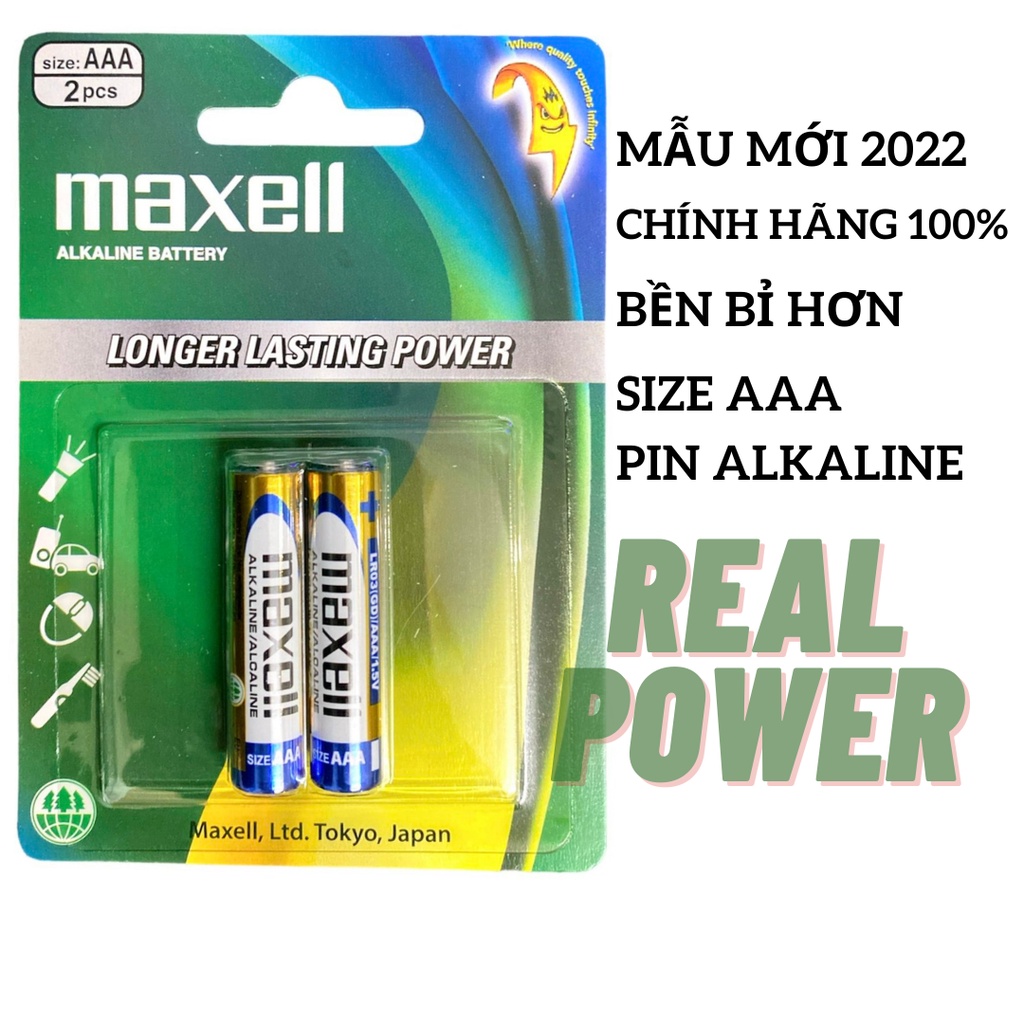 Pin Đũa AAA Alkaline Maxell 1.5v