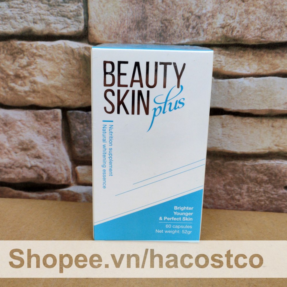 Viên Uống Beauty Skin Plus 60 Viên của Mỹ - Hỗ Trợ Trắng Da, giảm nám