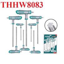 ĐỒ NGHỀ TOTAL Bộ 8 chìa lục giác bông tay cầm chữ T THHW8083 &lt; HÀNG CHÍNH HÃNG &gt;