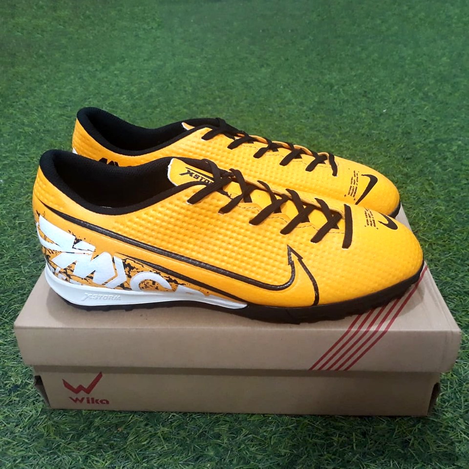 Giày đá banh, giày đá bóng Mercurial sân cỏ nhân tạo đã khâu đế chất liệu simili cao cấp, ko thấm nước