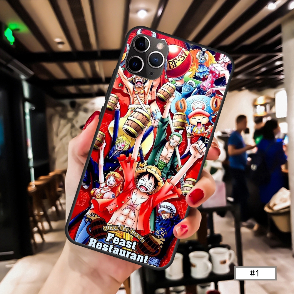 Ốp lưng điện thoại mềm hình One Piece Luffy dành cho IPhone11 Pro Max 11 Pro 11 XS MAX XR X 7 8 6 iPhone 6s