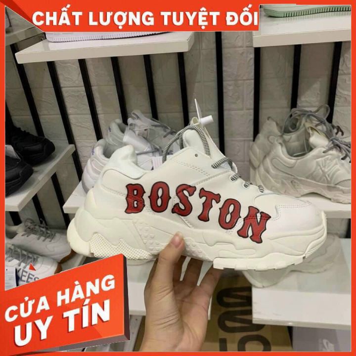 [Freeship+Box+Bill] Giày Sneaker 𝗠𝗟𝗕 Boton, Giày Thể Thao Boston Da Bò Cao Cấp Tăng Chiều Cao HotTrend đế tách bản chuẩn