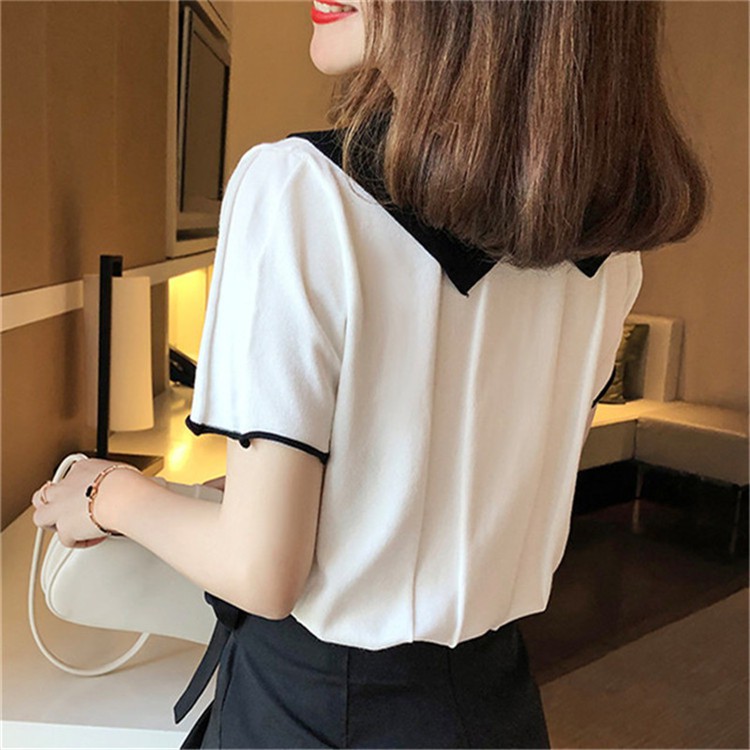 ÁO LEN NỮ DỆT KIM MỎNG CỔ SƠMI | BigBuy360 - bigbuy360.vn