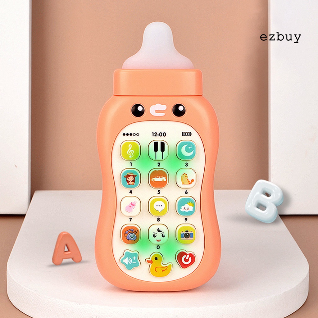 Điện thoại đồ chơi hình bình sữa bằng nhựa ABS dành cho bé