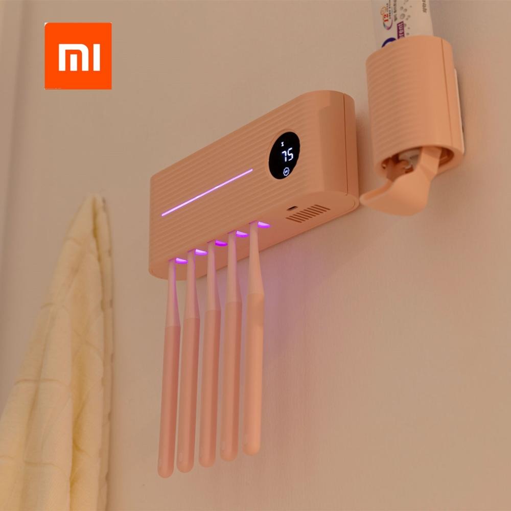 Máy Khử Khuẩn Bàn Chải Đánh Răng Tự Động Xiaomi Khử Trùng Bằng Tia UV - Diệt Đến 99% Hàng Chính Hãng