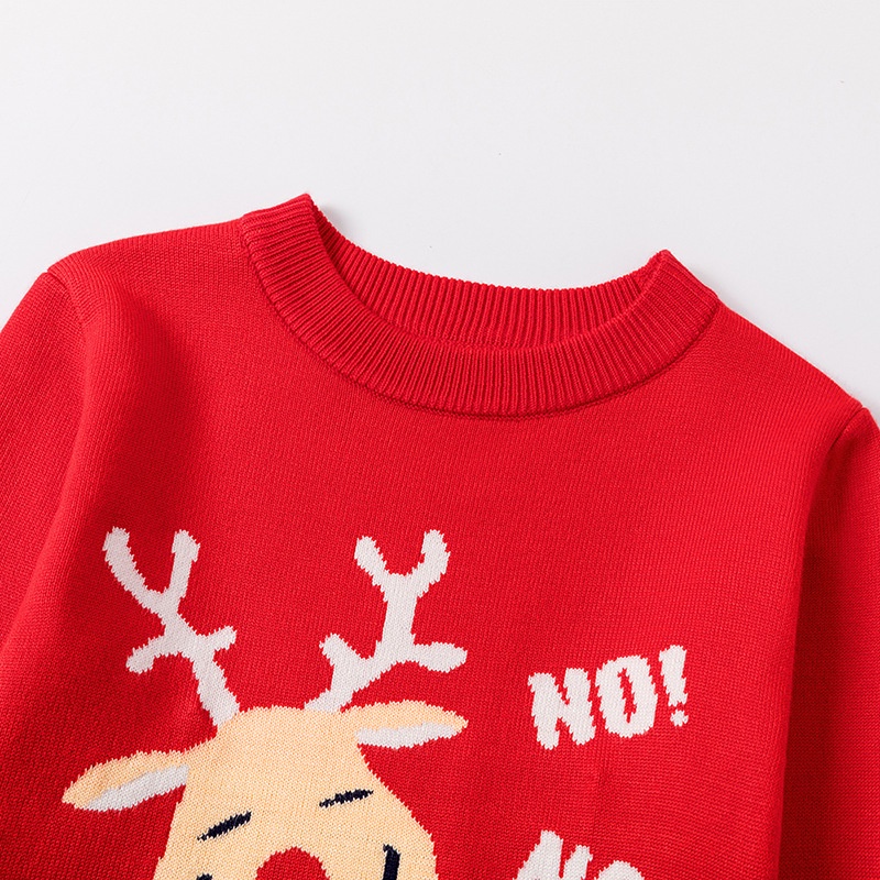 Áo Sweater hai lớp phong cách Giáng sinh năm mới cho bé