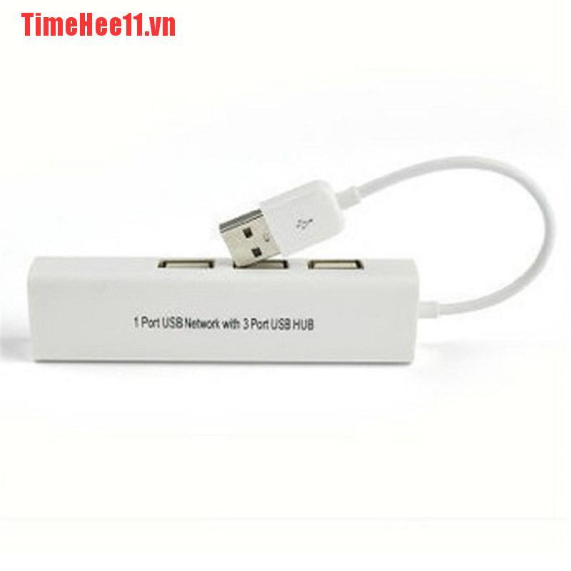 【TimeHee11】USB 2.0 To LAN/RJ45 Gigabit Ethernet Network Adapter 3 USB 2.0 Por | BigBuy360 - bigbuy360.vn