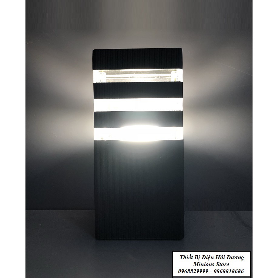 Đèn tường Atimol 1 Đầu Đui E27 3358/1 - Gắn trụ cổng sân vườn cầu thang sang trọng - Hợp kim Nhôm Chống rỉ ô xi hóa