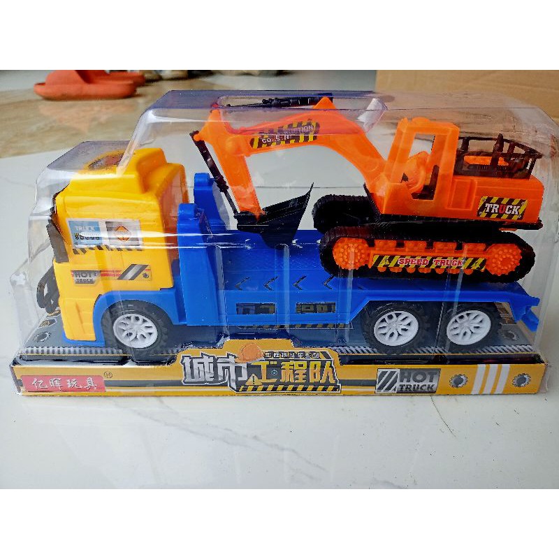 [MUA 1 TẶNG 1] Xe ô tô trở xe cẩu chạy đà 2 trong 1