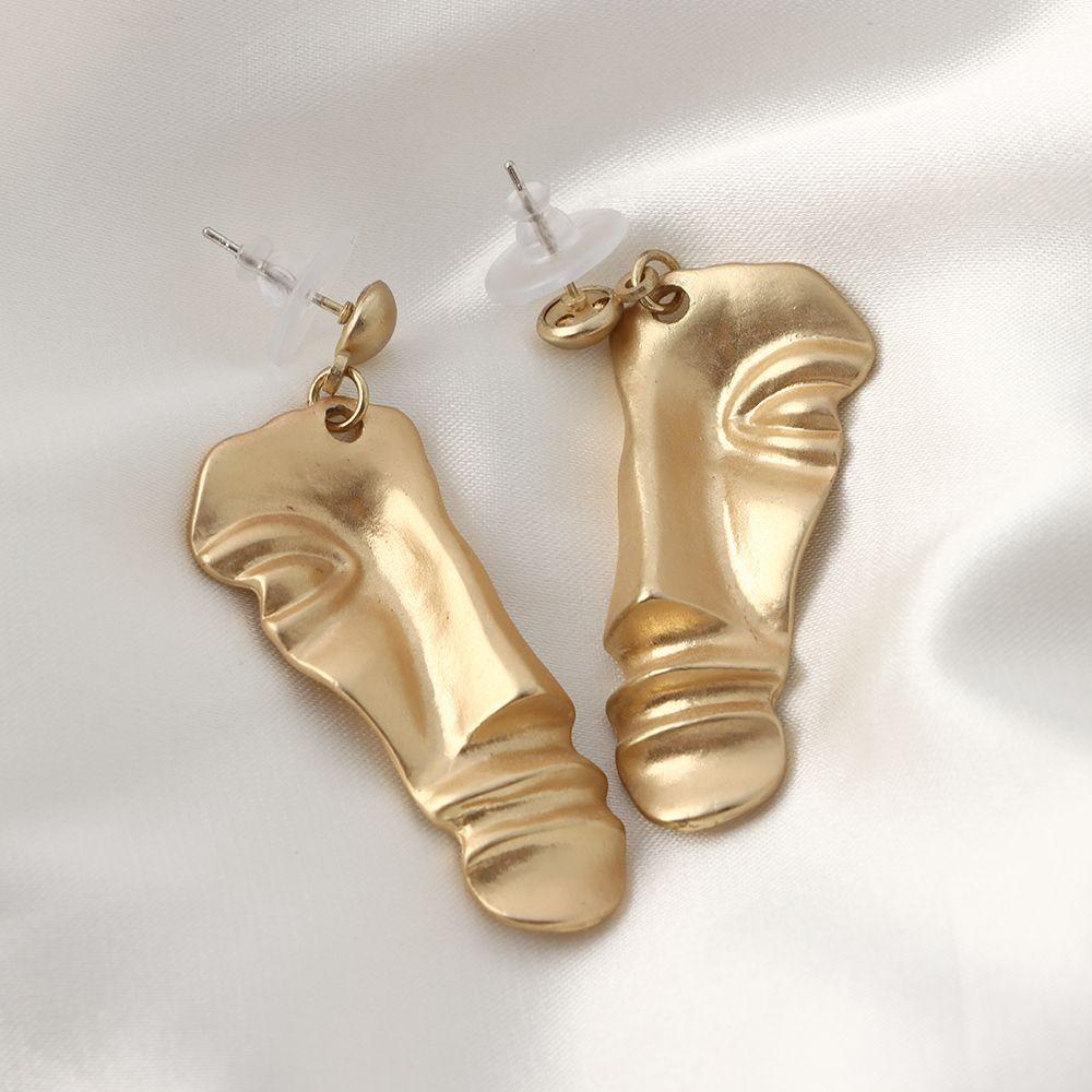 SUMU 1 Đôi Bông Tai Hợp Kim Dáng Dài Đính Hạt Thời Trang Cho Nữ