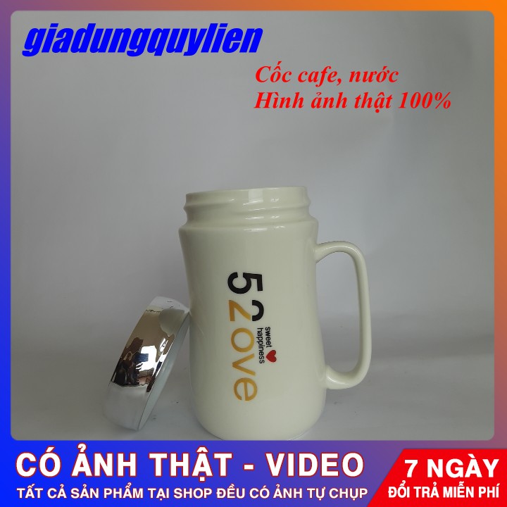 Cốc/ ly sứ cao cấp dùng uống nước, cafe , trà sữa đẹp [ Hình Thật 100% ]