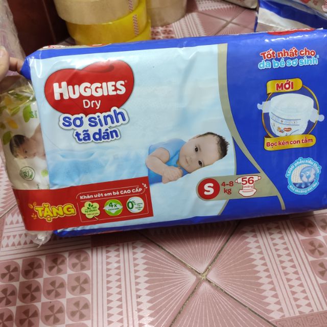 Tã dán Huggies S56 tặng 10