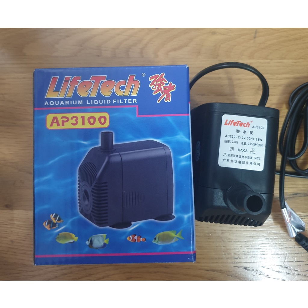 Máy bơm Lifetech AP 3100 công suất 28W Dùng Chạy Vệ Sinh Máy Điện Giải Ion Kiềm