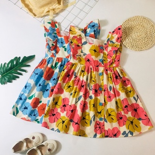 Đầm hoa bé gái xinh xắn