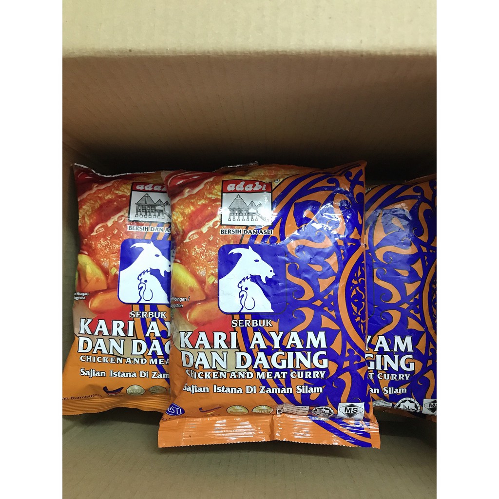 Bột cà ri Adabi/ BABAS Malaysia 250g