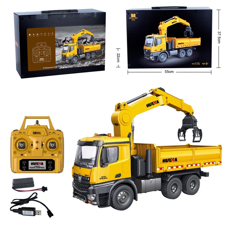 Xe tải chở gỗ huina 1575 huina 575 điều khiển từ xa