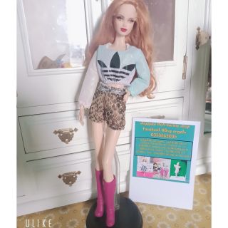 Sét áo galaxy adidas quần beo kim tuyến cho búp bê barbie xinyi blythe muse