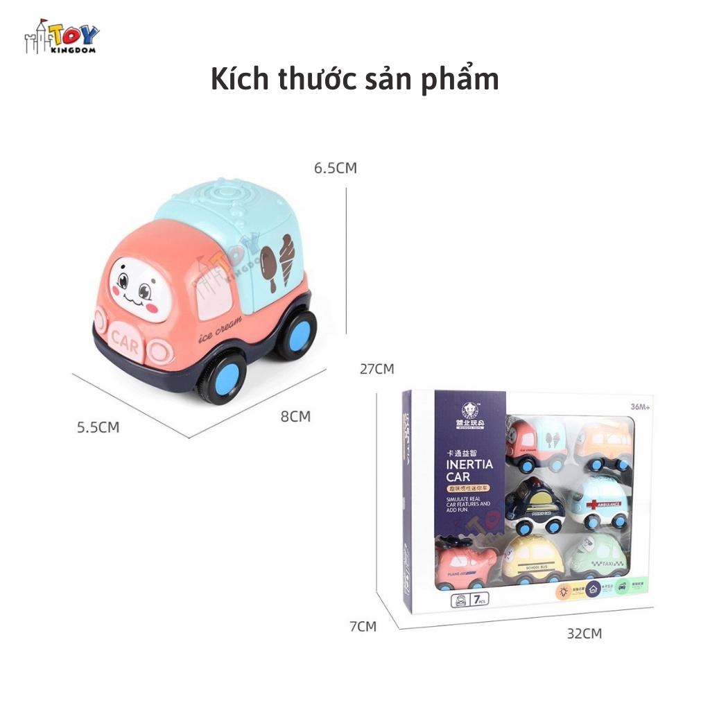 Xe Ô Tô Đồ Chơi Chạy Đà Quán Tính Toykingdom 7 Phương Tiện Xe Cứu Hoả, Cảnh Sát, Taxi, Cứu Thương…