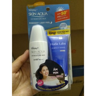 Kem Chống Nắng Sunplay Skin Aqua [ tặng kem rửa mặt]