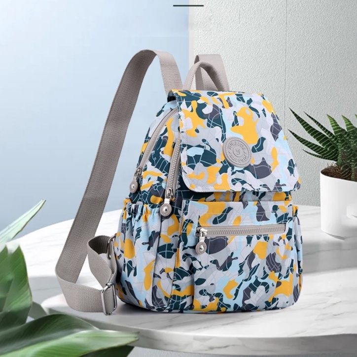 Ba lô vải nylon siêu nhẹ cỡ lớn phong cách anh quốc