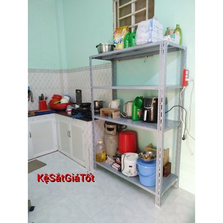 Kệ để đồ nhà bếp - kệ sắt đa năng 4 tầng